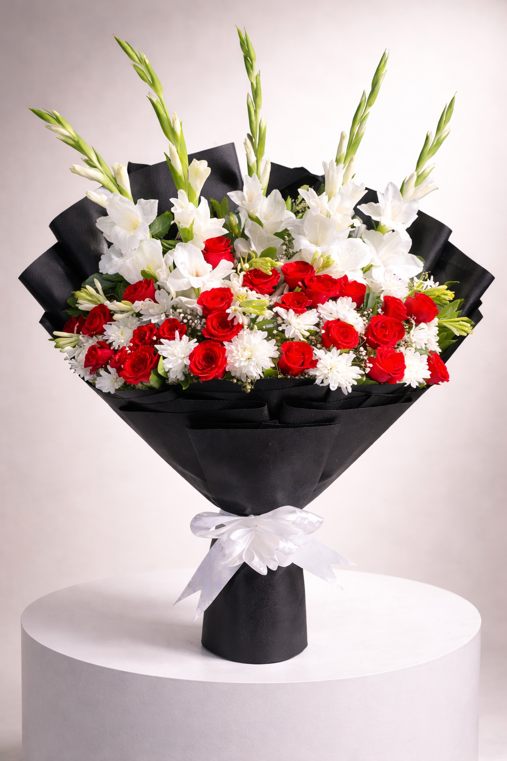 Royal Crimson & Ash Bouquet