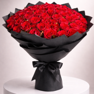 Century Velvet Grand Bouquet - 100 Red Roses